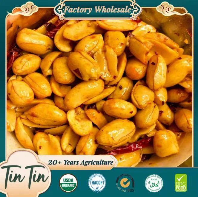 Kryddig och saltade jordnötter